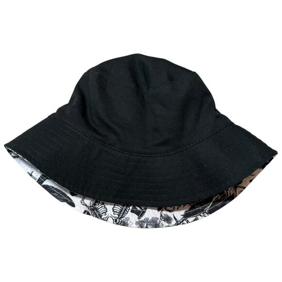 Espolon Tequila Reversible Bucket Hat Skulls Embroidered Logo White Black - Picture 10 of 13